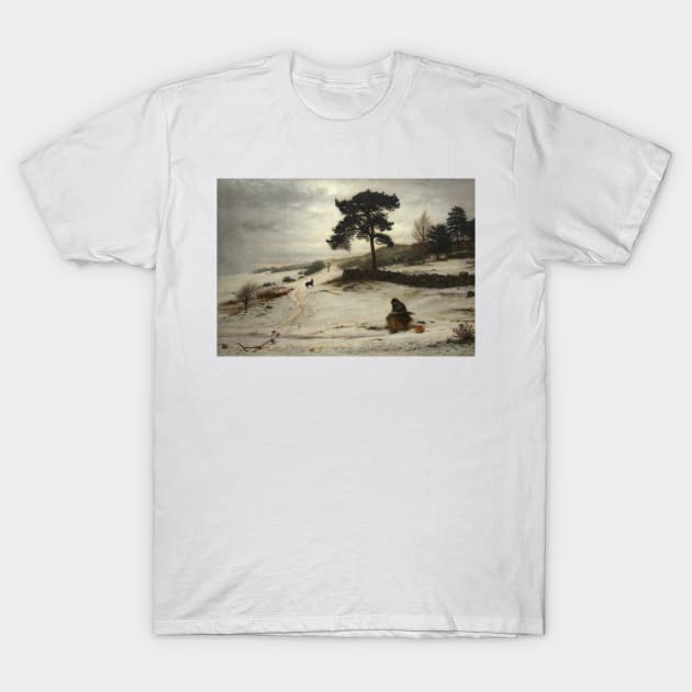 Blow Blow Thou Winter Wind by John Everett Millais T-Shirt by Classic Art Stall